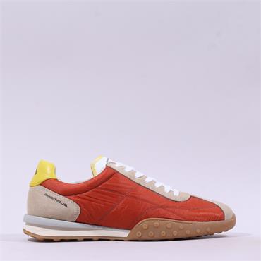 Ambitious Waffle Retro Trainer - Orange Beige